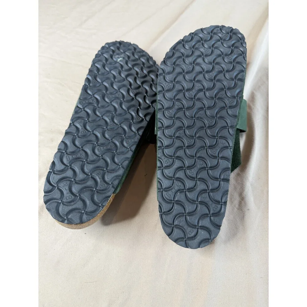Birkenstock Kyoto Mountain View Green Nubuck Sandals Men's EU 44 US 11